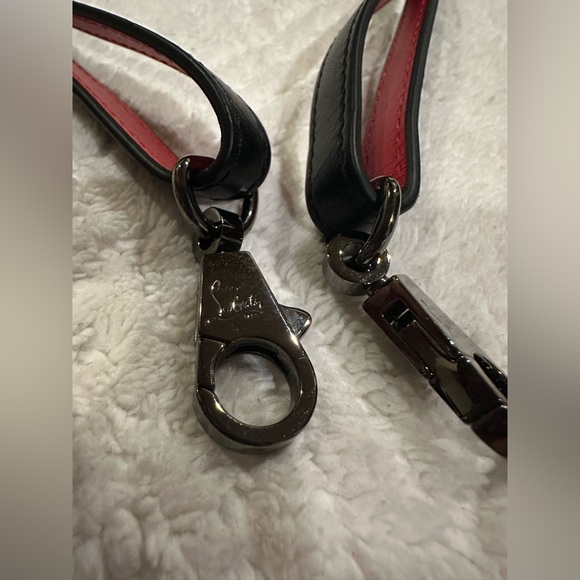 Christian Louboutin Studded Black Crossbody Bag clutch excellent condition - Picture 12 of 13